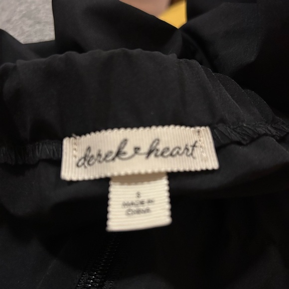 Elegant Derek Heart Black Strapless Wide-Leg Jumpsuit Size Small - Picture 12 of 13